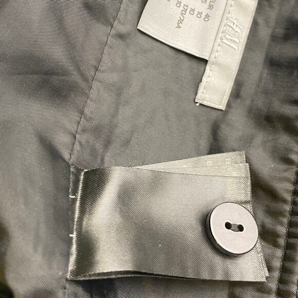 H&M Low Waist Elegant Mini Wrap Skirt Size 10 A-Line Thick Lined Warm - Picture 11 of 11